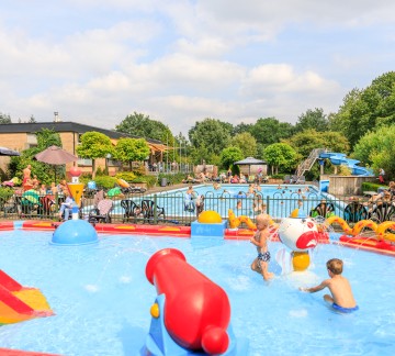 Heated outdoor swimming pool